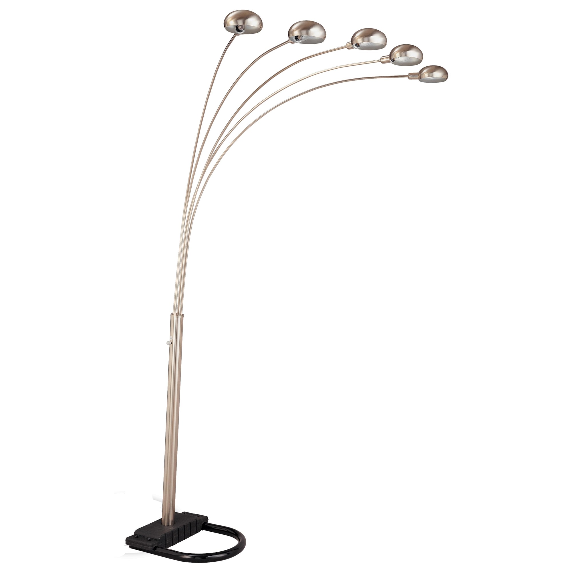 Coaster Floor Lamps 1243 Chrome Finish Sofa Floor Lamp A1 Furniture & Mattress Floor Lamps